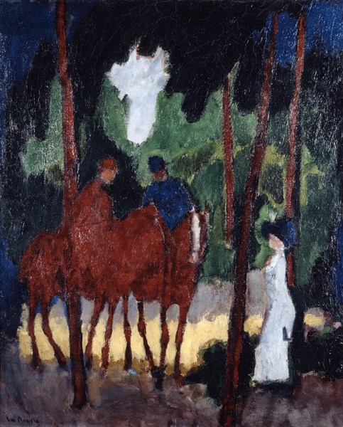 Van Dongen, Les cavaliers au Bois de Boulogne