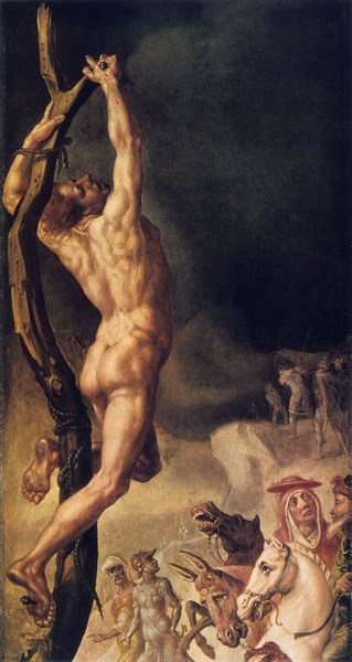 Maertin Van Heemskerck, Calvary (detail)