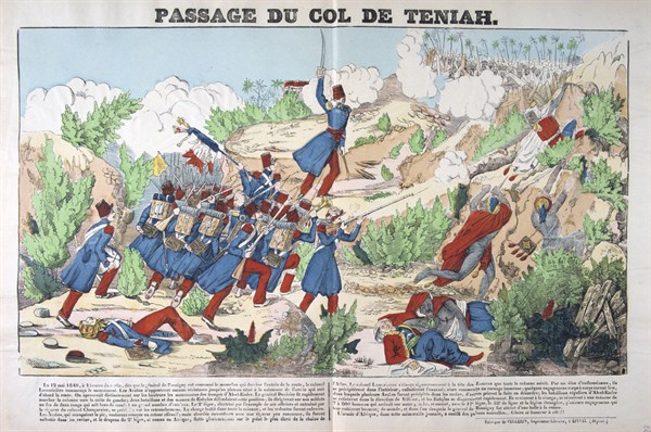 Colour illustration of Conquest of Algiers