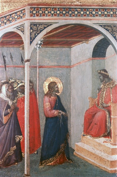 Pietro Lorenzetti 'Christ before Pilate'