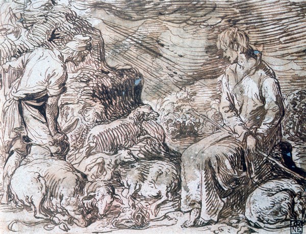 Hippocrate and Démocrite', c1564-1629
