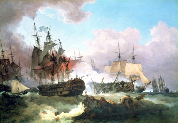 The Battle of Camperdown', 1799