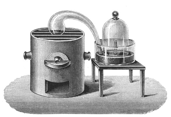 Lavoisier's investigation of the existence of oxygen in the air