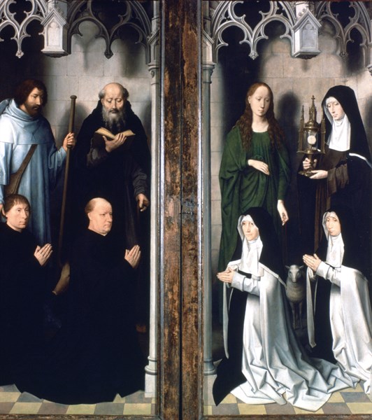 Triptych of St John the Baptist and St John the Evangelist, 1479
