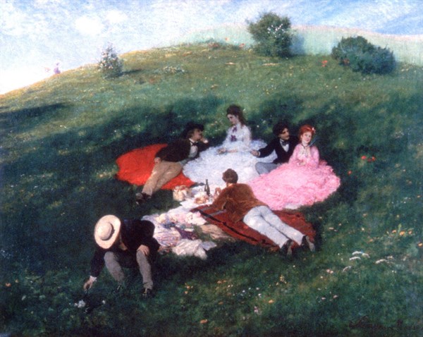 Picnic in May', 1873