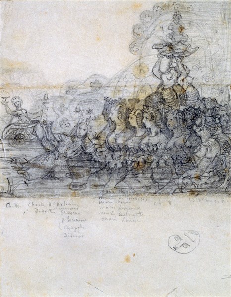 'Political Assembly for Catherine de' Medici' by Gérard de Nerval