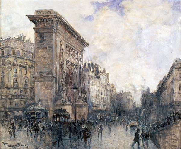 Arc de Triomphe de la Porte St-Denis, Paris', 1855-1926