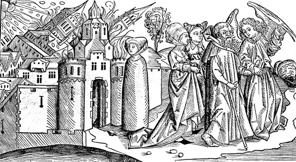 Destruction of Sodom and Gomorrah by earthquake