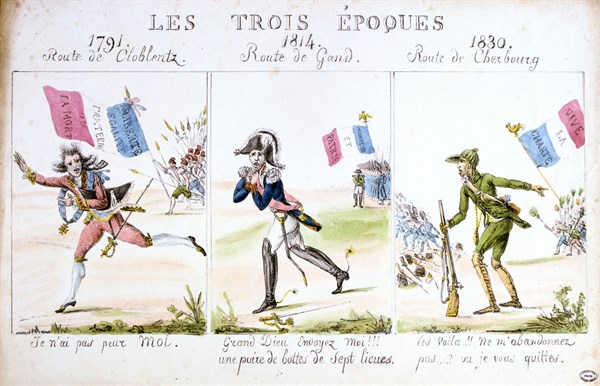 France The Three epochs of change 1791