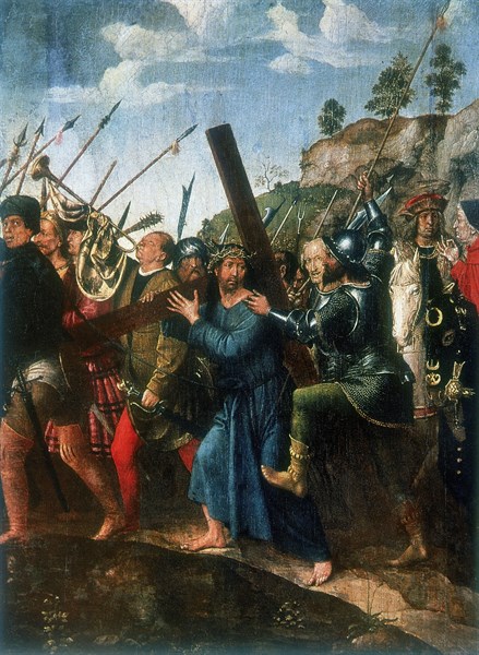 SITTOW, Jesus on the road to Calvary