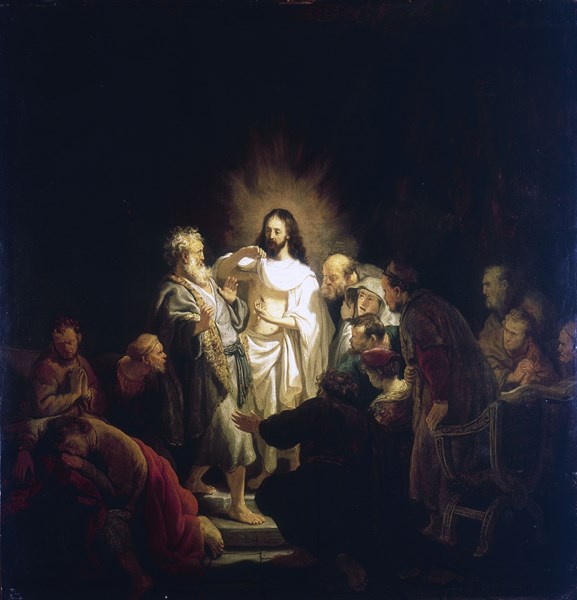 REMBRANDT, The Incredulity of Thomas