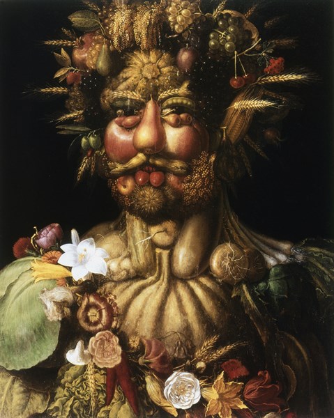 ' Vertumnus - Rudolf II' (c1590), showing Rudolph II (1552-1612), Holy Roman Emperor from 1576, as