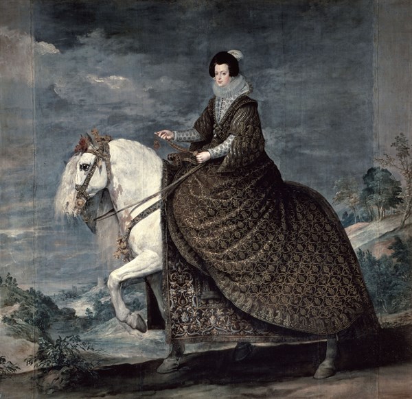 Velásquez, Portrait équestre d'Elisabeth de France