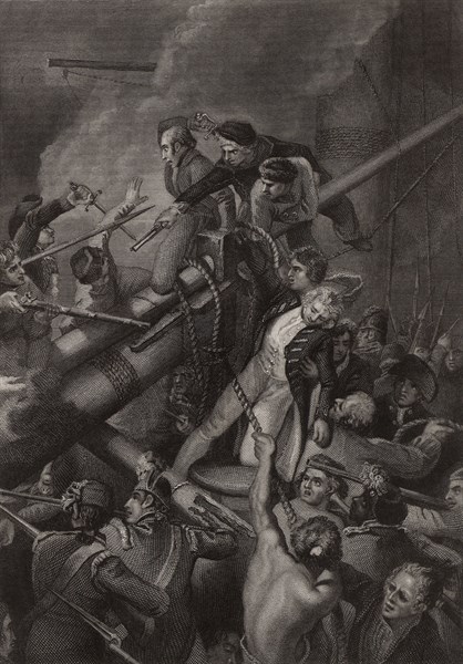 La mort du Capitaine Robert Faulknor