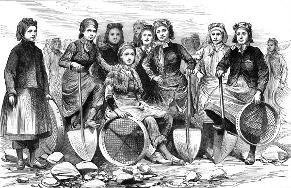 A Lancashire colliery pit-brow women