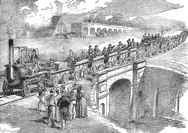 Opening of the Stockton and Darlington Railway, 27 September 1825