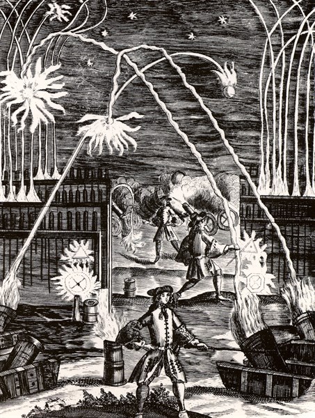 The uses of gunpowder
