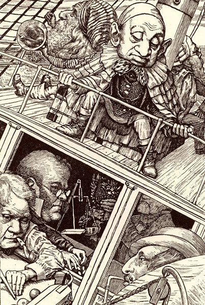 One of the nine illustrations by Henry James Holiday