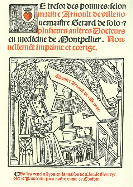 Title page of "Le Tresor des Pauvres"