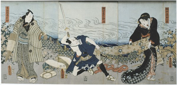 Scene from a Kabuki theatre performance
