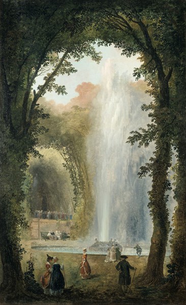 Robert, Le jet d'eau du bosquet des Muses à Marly