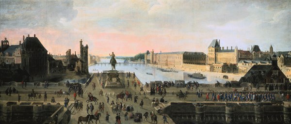 Anonyme, Vue du Pont Neuf