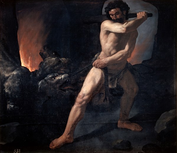 Zurbaran, Hercule et Cerbère