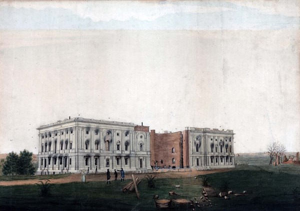 Les ruines du Capitole des Etats-Unis
