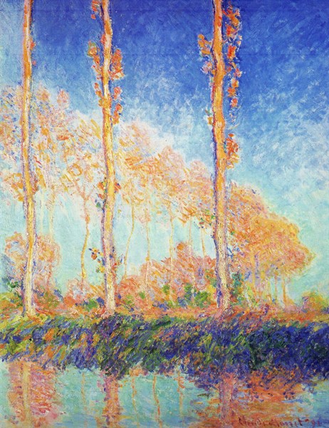 Monet, Les trois arbres en été