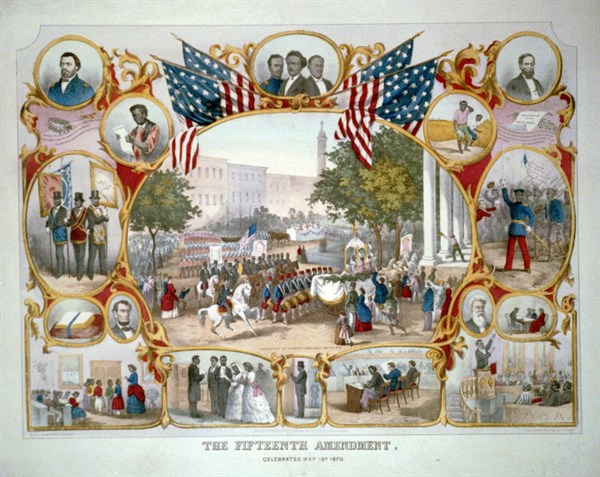 Célébration du 15e amendement de la Constitution des Etats-Unis