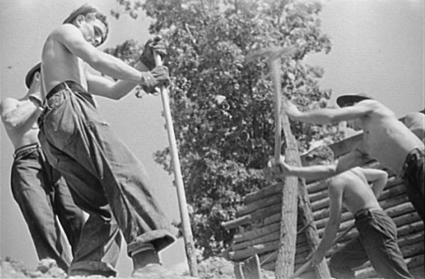 Le Civilian Conservation Corps (CCC) au travail