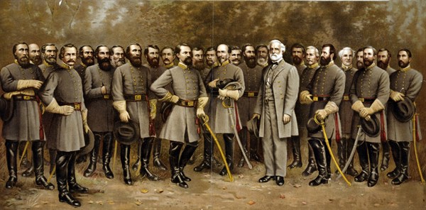 Group portrait of General Robert E. Lee