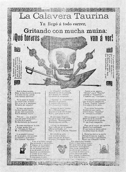 La calavera des corridas