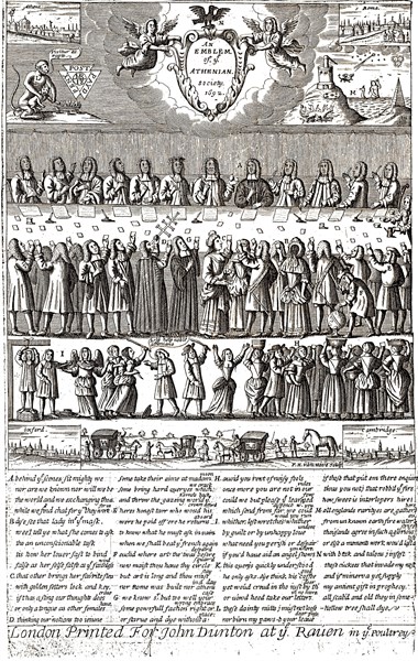Un emblème de la "Athenian Society"