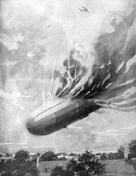 Crash of a Zeppelin, 1915