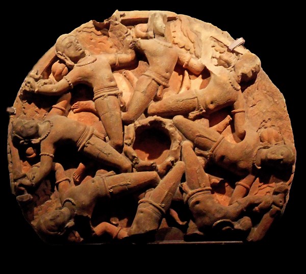 SANDSTONE CARVED CEILING BOSS