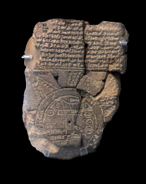 A unique ancient map of the Mesopotamian world