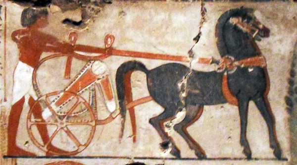 Nebamun was the accountant in charge of grain at the great temple