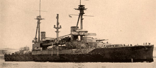 British battleship "Agincourt"