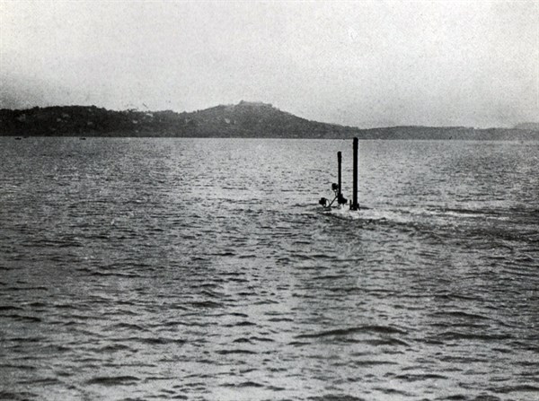 Submarine running submerged