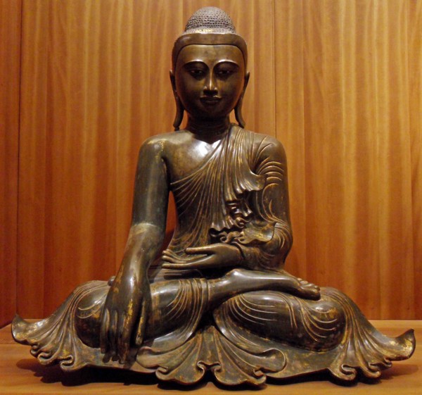 19th Century Bronze figure of a Buddha