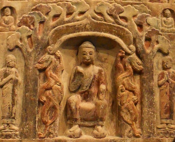 Buddhist votive stele