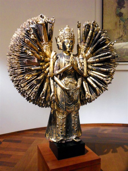 The thousand-armed bodhisattva Avalokitesvara