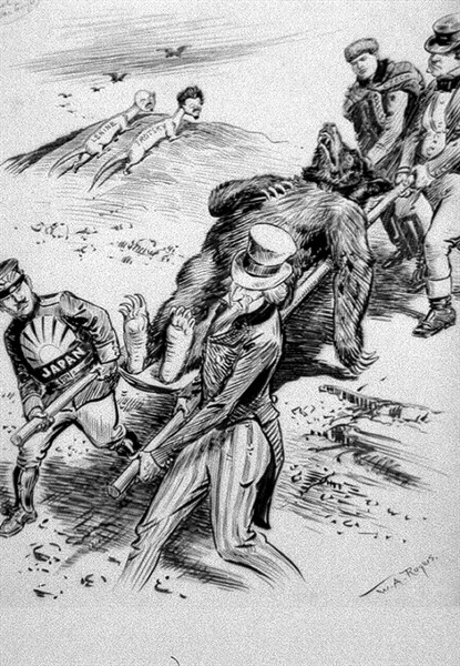 A hospital case'  1918