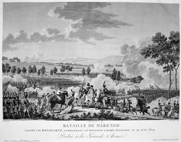 Napoleon at the Battle of Marengo, 14 June 1800