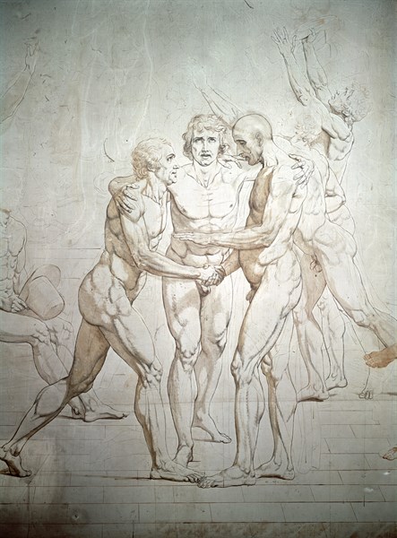 Study for ' The Oath of the Tennis Court'