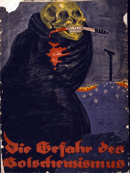 Die Gefahr des Bolschewismus': World War I German Poster