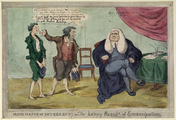 Irish March of Intellect: or The happy Result of Emancipation'