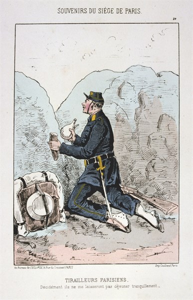 Siege of Paris 19 Sept 1870-28 Jan 1871