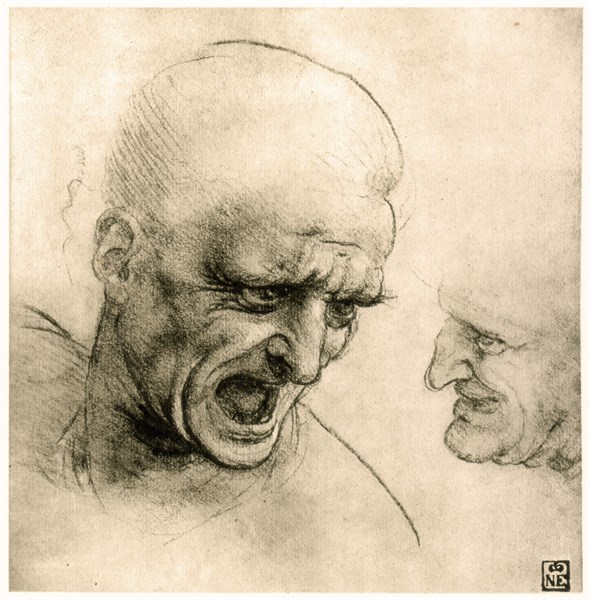 Study for a warrior's head